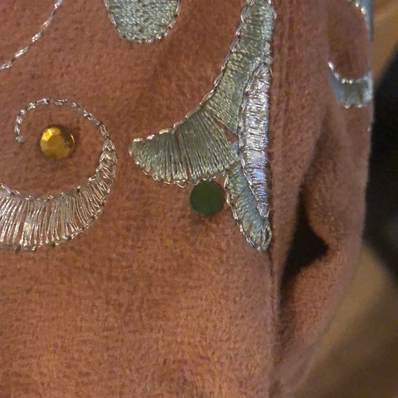 Vtg Gordon James Western Embroidered Jean … - Picture 8 of 13